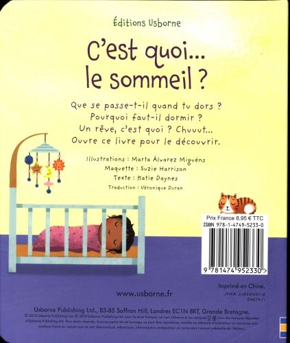 Produktbild: C'est quoi... le sommeil ?