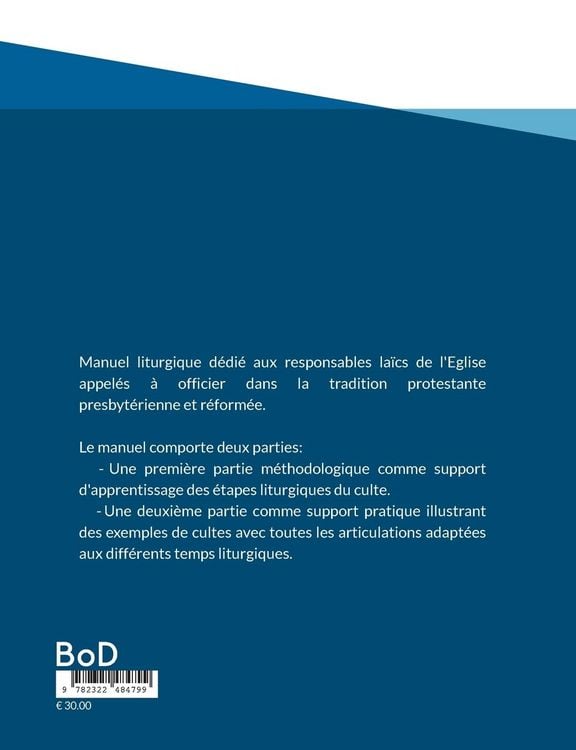 Produktbild: Manuel de Liturgie