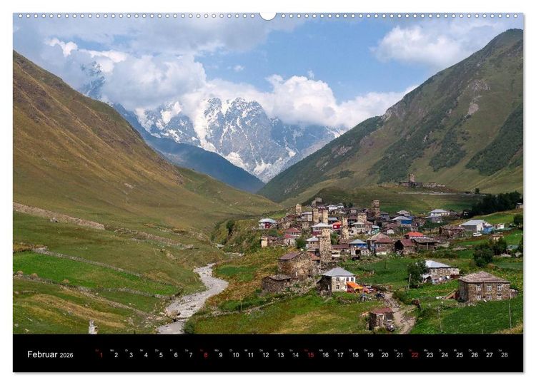 Produktbild: Impressionen aus Georgien (Wandkalender 2026 DIN A2 quer), CALVENDO Monatskalender