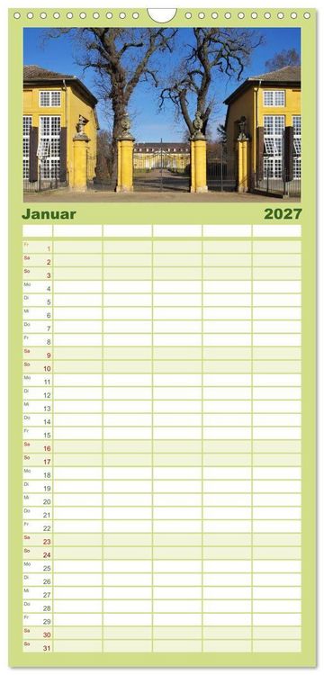 Produktbild: Familienplaner 2027 - Dessau mit 5 Spalten (Wandkalender, 21 x 45 cm) CALVENDO
