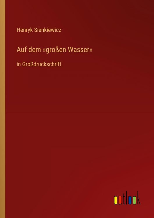 Produktbild: Auf dem 'gro&szlig;en Wasser'
