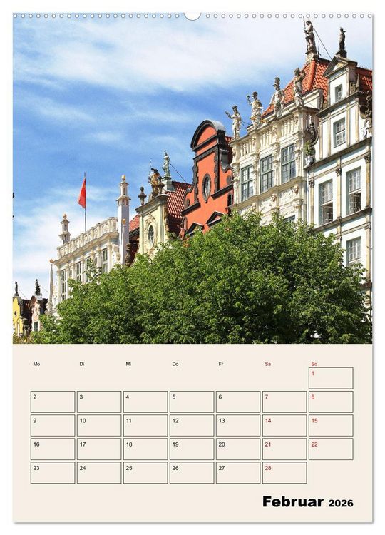Produktbild: Danzig - Ein Stadtspaziergang (hochwertiger Premium Wandkalender 2026 DIN A2 hoch), Kunstdruck in Hochglanz