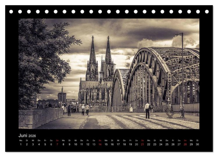Produktbild: K&ouml;ln-Bilder (Tischkalender 2026 DIN A5 quer), CALVENDO Monatskalender