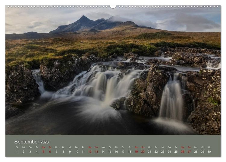 Produktbild: Isle of Skye, die raue schottische Sch&ouml;nheit (hochwertiger Premium Wandkalender 2026 DIN A2 quer), Kunstdruck in Hochglanz