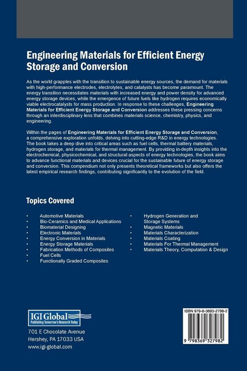 Produktbild: Engineering Materials for Efficient Energy Storage and Conversion