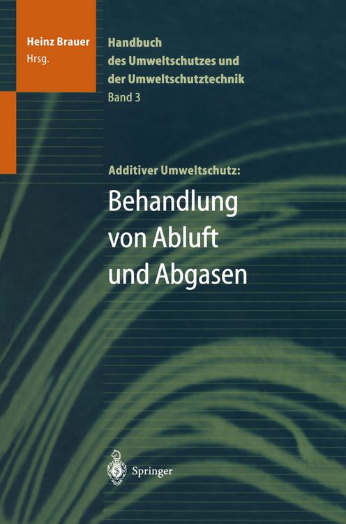 Produktbild: Handbuch des Umweltschutzes und der Umweltschutztechnik