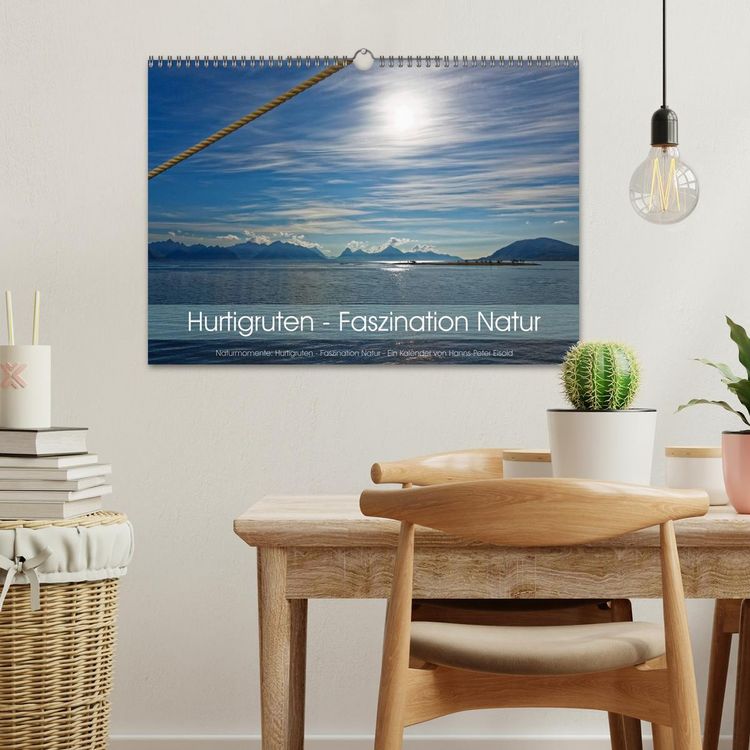 Produktbild: Hurtigruten - Faszination Natur (Wandkalender 2026 DIN A3 quer), CALVENDO Monatskalender