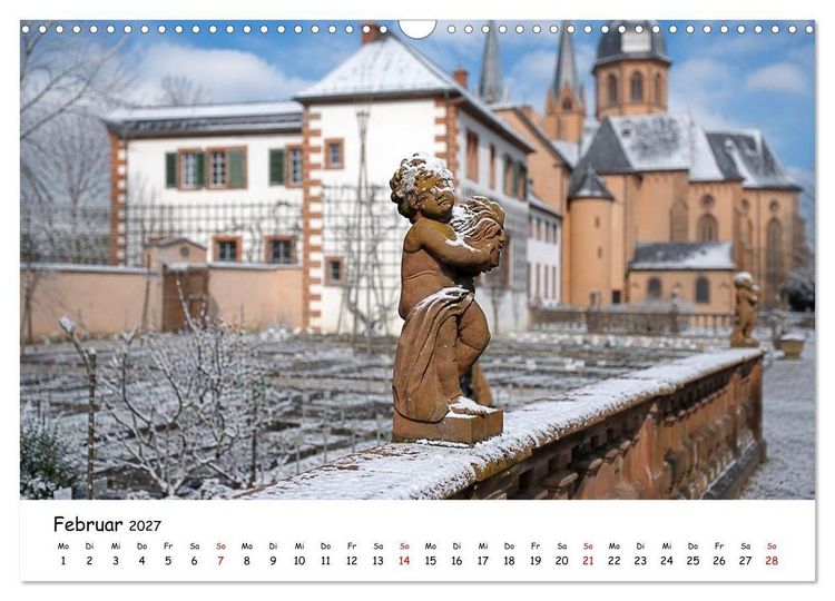 Produktbild: Rund um das Benediktinerkloster Seligenstadt (Wandkalender 2027 DIN A3 quer), CALVENDO Monatskalender