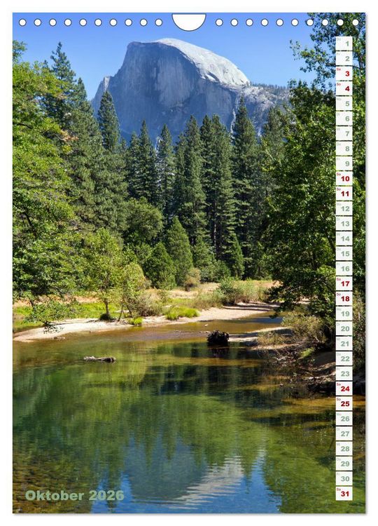Produktbild: FASZINATION USA Urbanes und Naturhighlights (Wandkalender 2026 DIN A4 hoch), CALVENDO Monatskalender