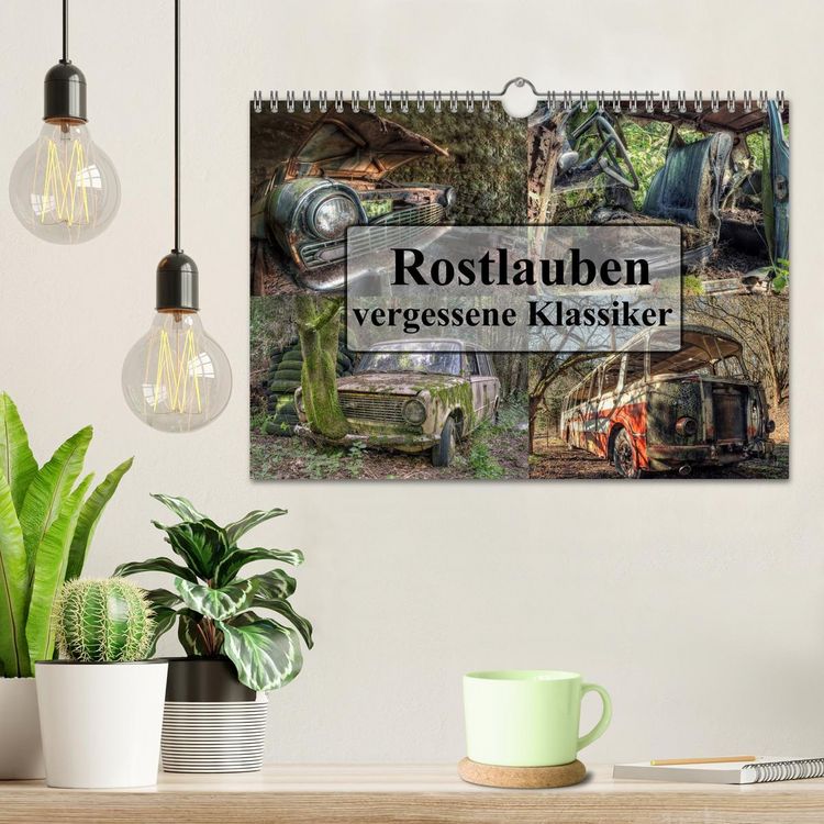Produktbild: Rostlauben - vergessene Klassiker (Wandkalender 2026 DIN A4 quer), CALVENDO Monatskalender