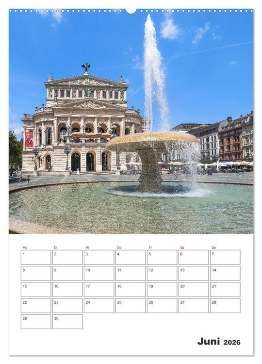 Produktbild: Frankfurt am Main - Impressionen aus der Finanzmetropole (hochwertiger Premium Wandkalender 2026 DIN A2 hoch), Kunstdruck in Hochglanz