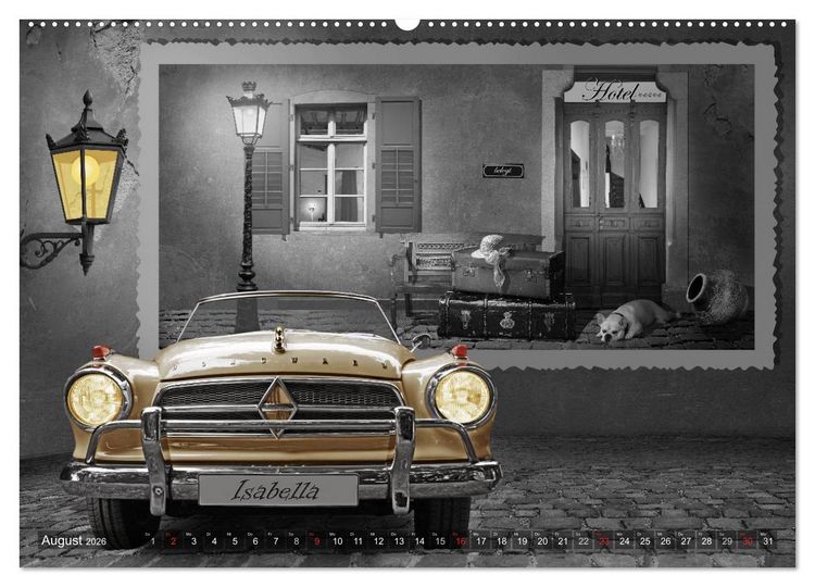 Produktbild: Oldtimer auf Reisen (hochwertiger Premium Wandkalender 2026 DIN A2 quer), Kunstdruck in Hochglanz