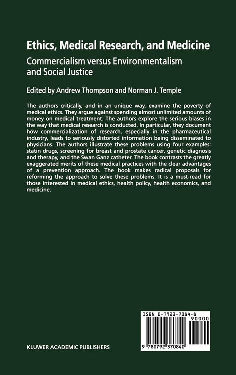 Produktbild: Ethics, Medical Research, and Medicine