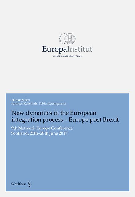 Produktbild: New dynamics in the European integration process - Europe post Brexit