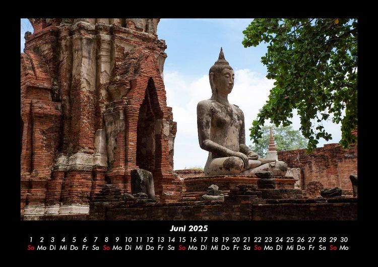 Produktbild: Tempel 2025 Fotokalender DIN A3