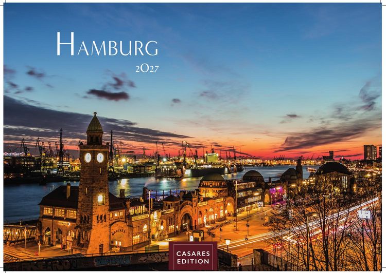 Produktbild: Hamburg Kalender 2027 &ndash; Wandkalender | Fotokalender Deutschland 35x24cm - mit 12 beeindruckenden Bildern mit stimmungsvollen Motiven von Hafen, Elbe, Speicherstadt und hanseatischem Flair