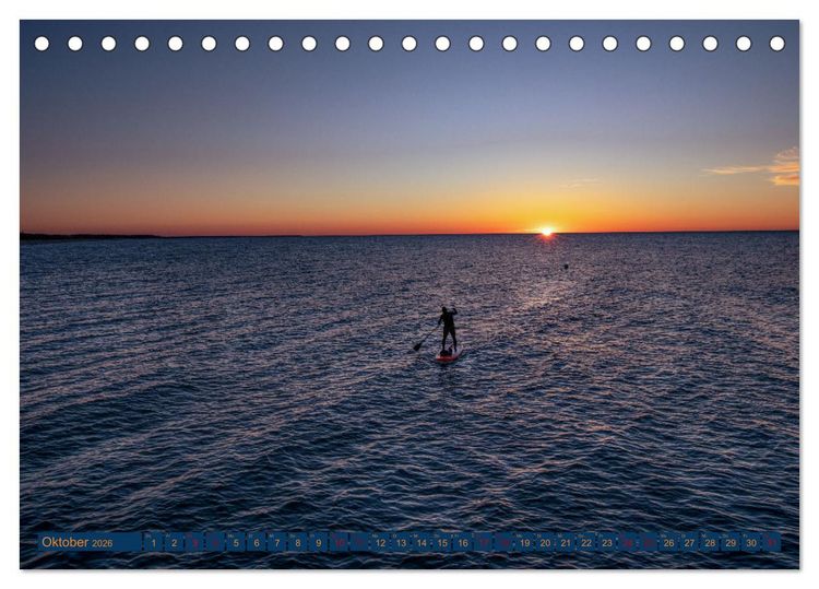 Produktbild: Zingst - die Ostsee von ihrer sch&ouml;nsten Seite (Tischkalender 2026 DIN A5 quer), CALVENDO Monatskalender