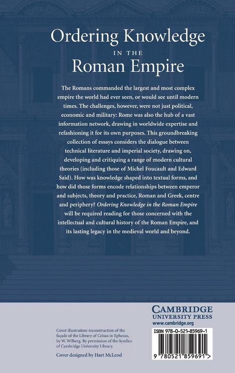 Produktbild: Ordering Knowledge in the Roman Empire
