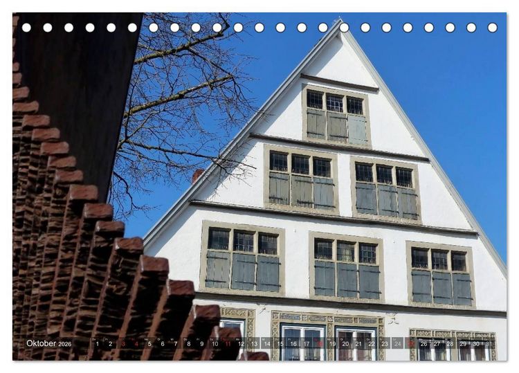 Produktbild: Malerisches Lemgo (Tischkalender 2026 DIN A5 quer), CALVENDO Monatskalender