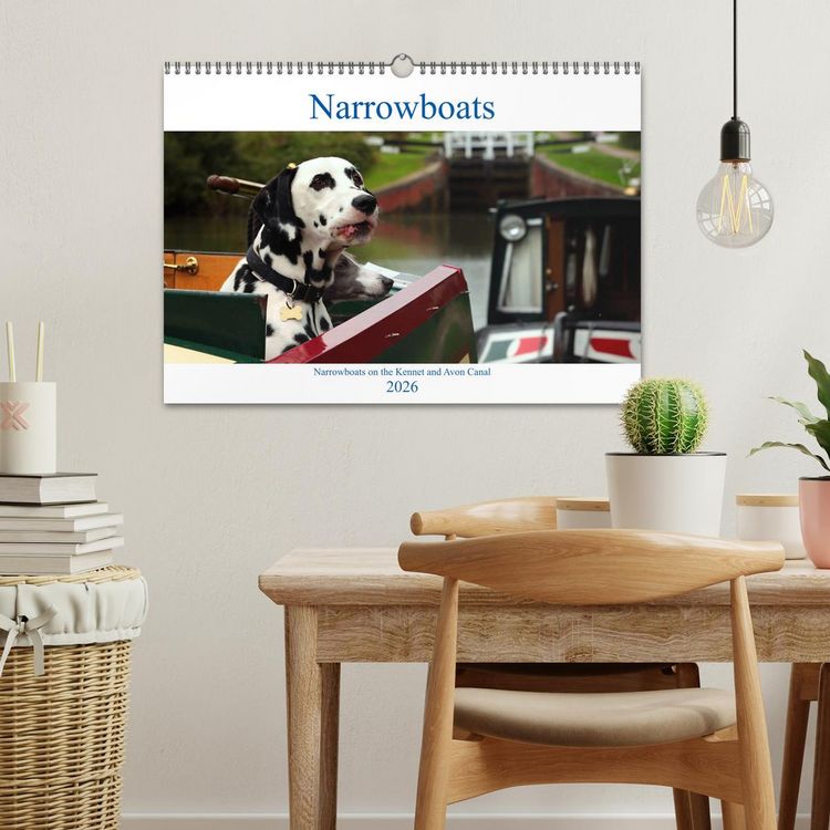 Produktbild: Narrowboats (Wall Calendar 2026 DIN A3 landscape), CALVENDO 12 Month Wall Calendar