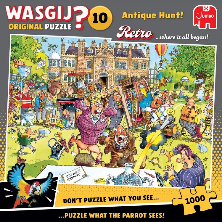 Produktbild: Wasgij Retro Original 10 - Antiquit&auml;tenjagd - Puzzle 1000 Teile