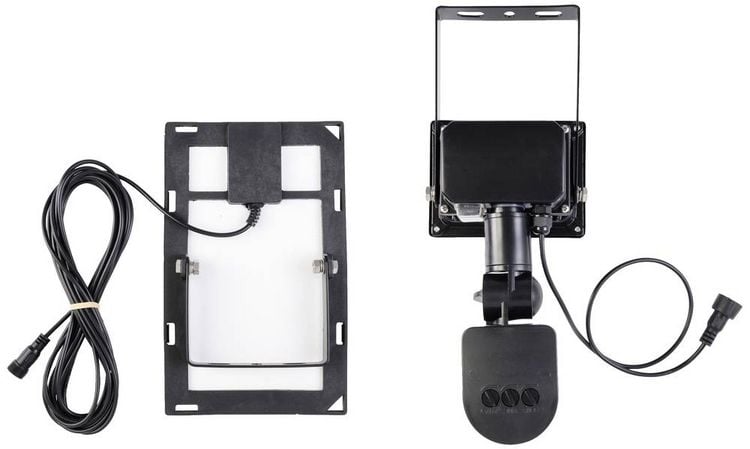 Produktbild: Sygonix SY-5461108 Solar-Spot mit Bewegungsmelder 10W Leuchtfarben: Neutralwei&szlig;