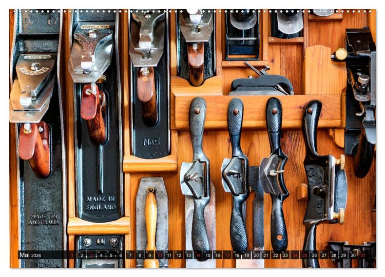 Produktbild: Traditionelles Handwerk, Werkst&auml;tten und Werkb&auml;nke im Focus (Wandkalender 2026 DIN A2 quer), CALVENDO Monatskalender