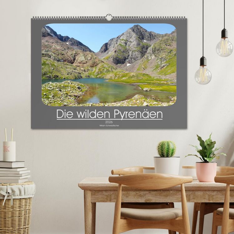Produktbild: Die wilden Pyren&auml;en (Wandkalender 2026 DIN A2 quer), CALVENDO Monatskalender