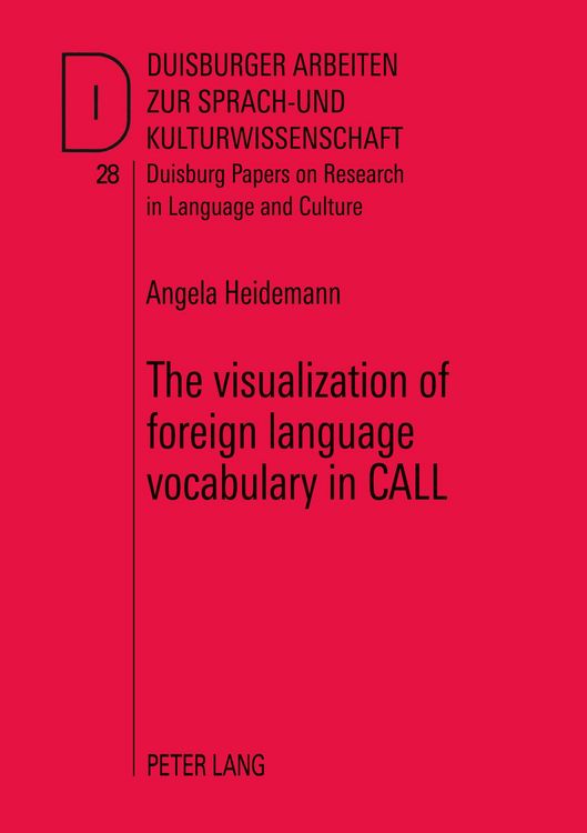 Produktbild: The visualization of foreign language vocabulary in CALL