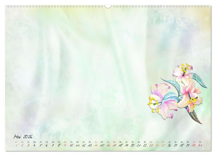 Produktbild: Liebe wird im Herzen geboren (Wandkalender 2026 DIN A2 quer), CALVENDO Monatskalender