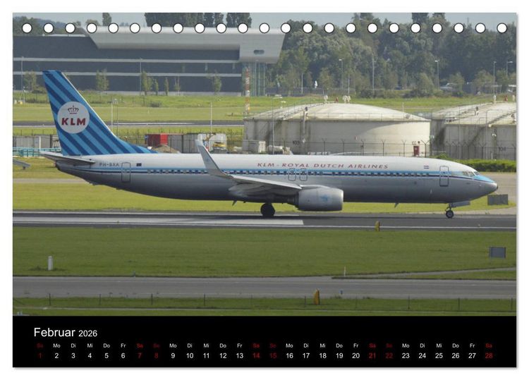 Produktbild: Im alten Glanz: Flugzeuge in Retro Livery (Tischkalender 2026 DIN A5 quer), CALVENDO Monatskalender