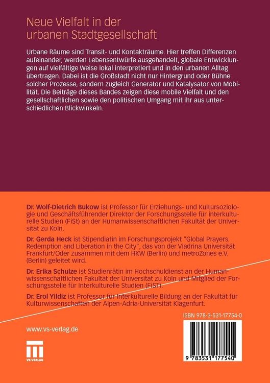 Produktbild: Neue Vielfalt in der urbanen Stadtgesellschaft