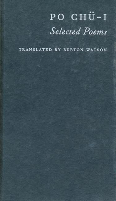 Produktbild: Watson, B: Po Ch&uuml;-i - Selected Poems