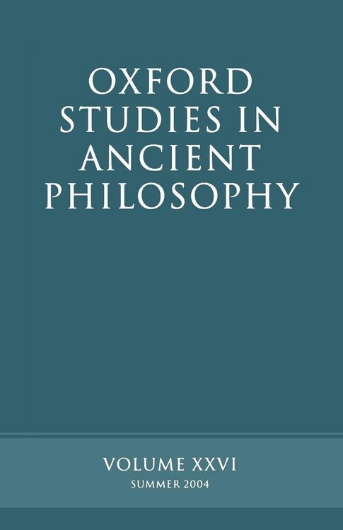 Produktbild: Oxford Studies in Ancient Philosophy