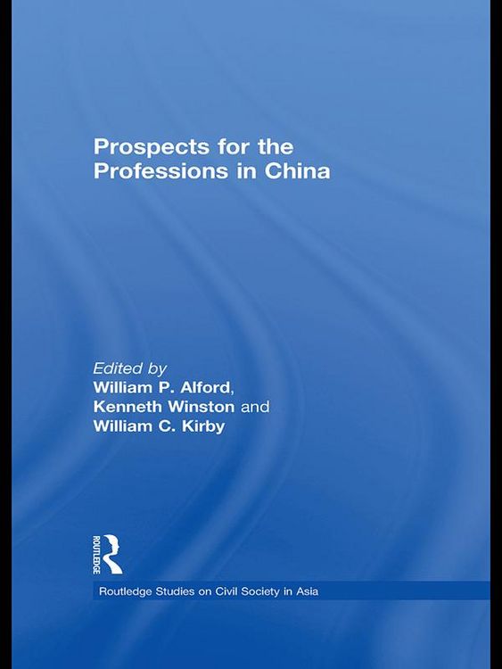 Produktbild: Prospects for the Professions in China