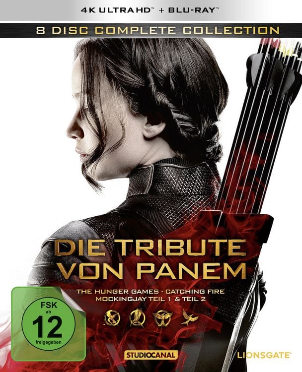 Produktbild: Die Tribute von Panem - Complete Edition (4K Ultra-HD) [8 BRs]