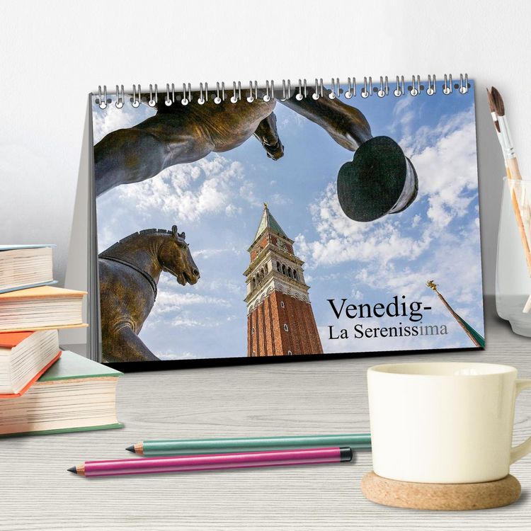 Produktbild: Venedig &ndash; La Serenissima (Tischkalender 2026 DIN A5 quer), CALVENDO Monatskalender