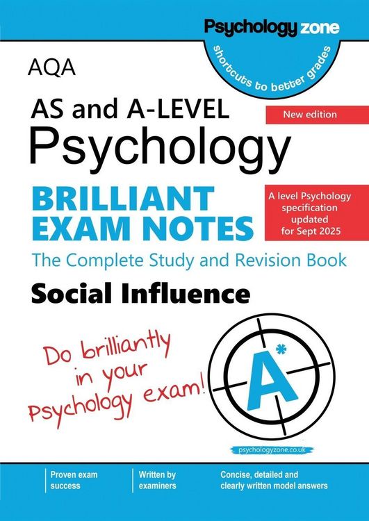 Produktbild: AQA A-Level Psychology Brilliant Exam Notes