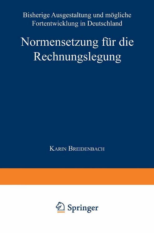 Produktbild: Normensetzung f&uuml;r die Rechnungslegung