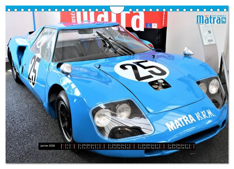 Produktbild: Matra en comp&eacute;tition (Calendrier mural 2026 DIN A4 vertical), CALVENDO calendrier mensuel