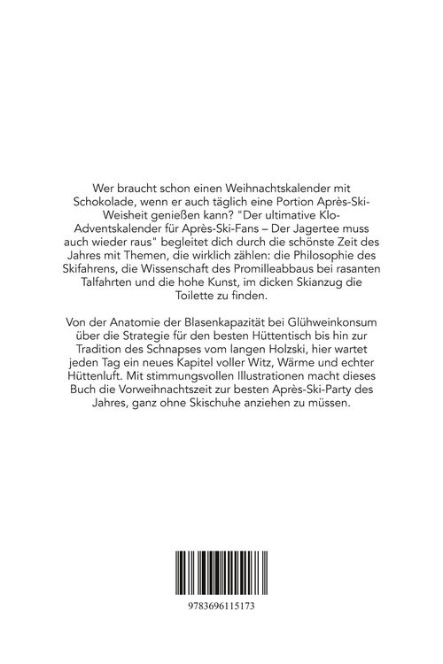 Produktbild: Der ultimative Klo-Adventskalender f&uuml;r Apr&egrave;s-Ski-Fans