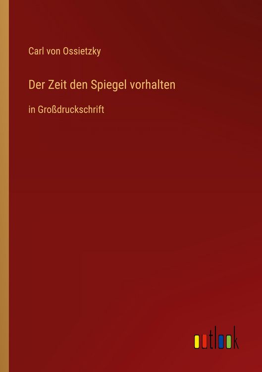 Produktbild: Der Zeit den Spiegel vorhalten