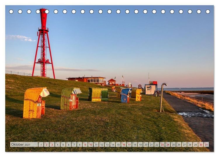 Produktbild: K&uuml;stenzauber Butjadingen (Tischkalender 2027 DIN A5 quer), CALVENDO Monatskalender