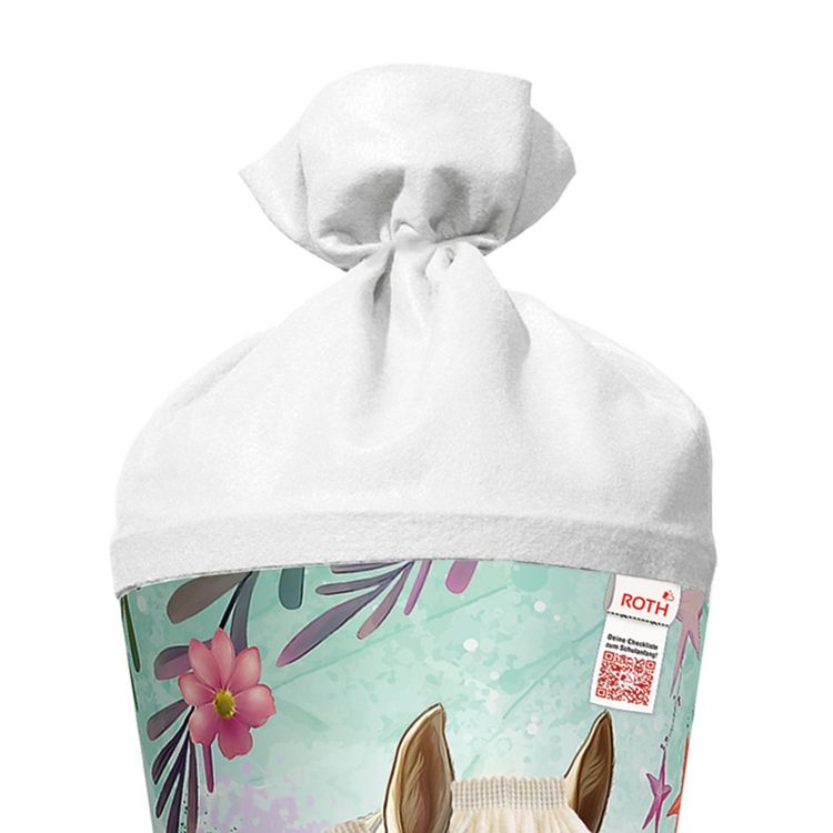 Produktbild: Motivschult&uuml;te 70 cm, Pferd Bella, Wollm&auml;hne