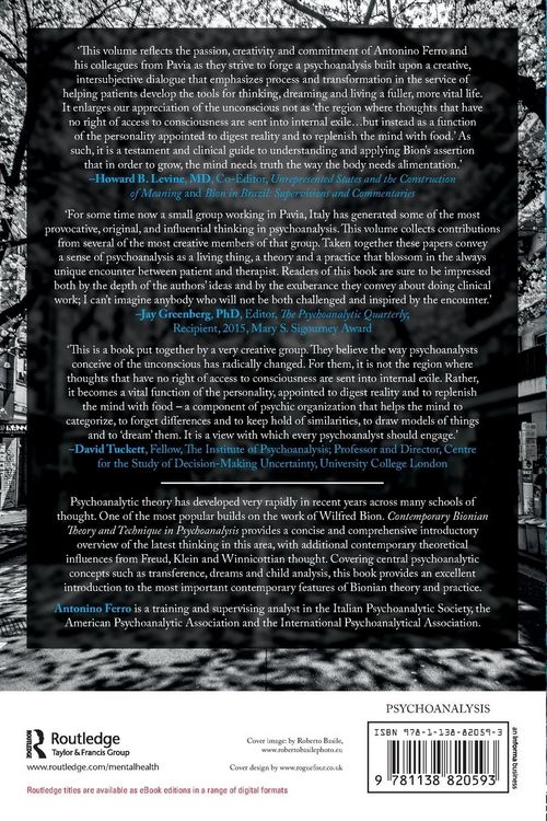 Produktbild: Contemporary Bionian Theory and Technique in Psychoanalysis