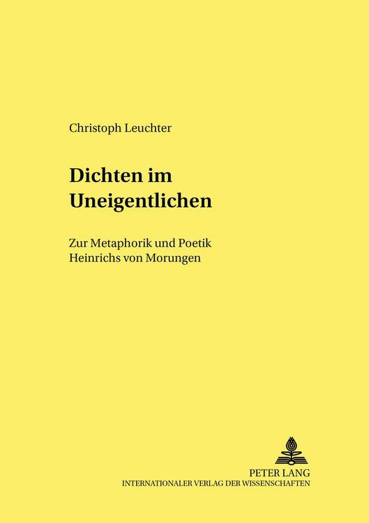 Produktbild: Dichten im Uneigentlichen