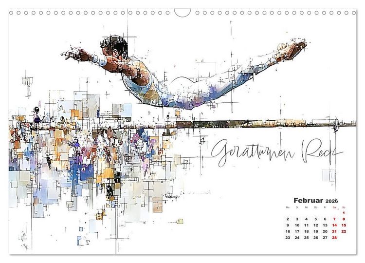 Produktbild: Olympische Luftspr&uuml;nge (Wandkalender 2026 DIN A3 quer), CALVENDO Monatskalender
