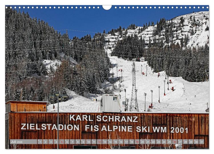 Produktbild: St. Anton am Arlberg (Wandkalender 2026 DIN A3 quer), CALVENDO Monatskalender