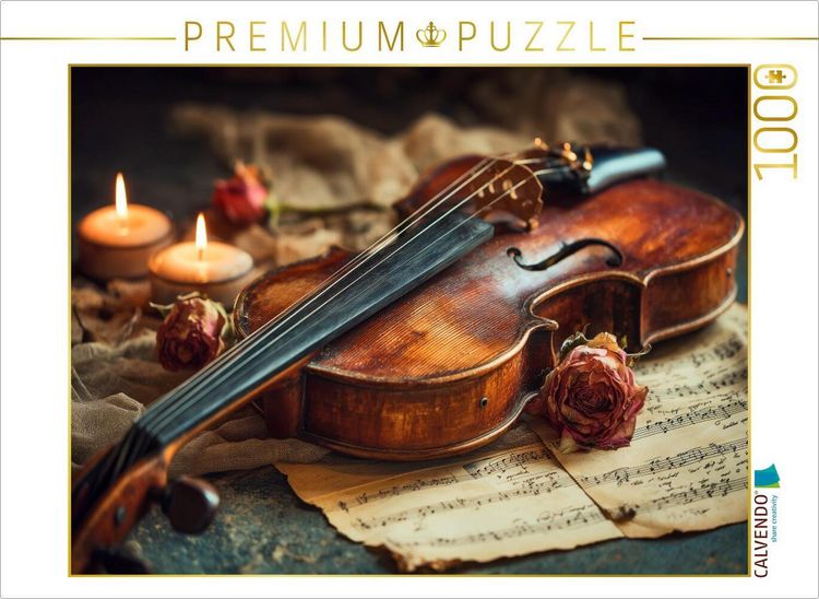 Produktbild: CALVENDO Puzzle Ein Hauch vergangener Tr&auml;ume im Kerzenlicht | 1000 Teile Lege-Gr&ouml;&szlig;e 64x48cm Foto-Puzzle f&uuml;r gl&uuml;ckliche Stunden