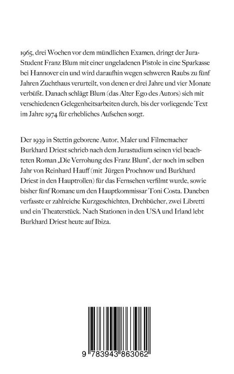 Produktbild: Die Verrohung des Franz Blum